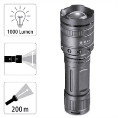 Hama Ultra Pro, LED-es zseblámpa, 1000 Lumen