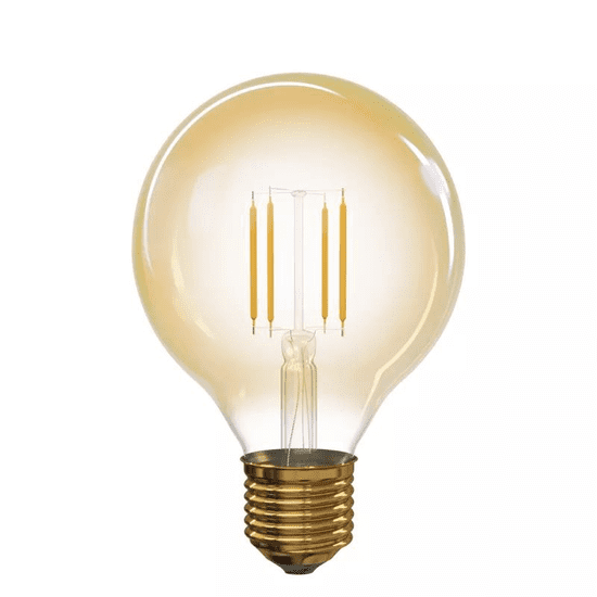 EMOS LED fényforrás nagygömb vintage filament E27 4W melegfehér (Z74304) (Z74304)