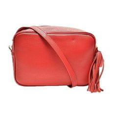 Carla Ferreri Női bőr crossbody kézitáska CF1773T Rosso