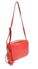 Carla Ferreri Női bőr crossbody kézitáska CF1773T Rosso