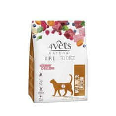 4VETS AIR DRIED NATURAL VETERINARY EXCLUSIVE WEIGHT REDUCTION 1kg levegőn szárított eledel macskáknak súlycsökkentésre