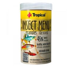 TROPICAL Insect Menu Granules Size XXS 1000ml/640g haltáp magas rovar tartalommal