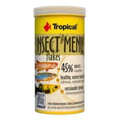 TROPICAL Insect Menu Flakes 250ml/50g haltáp magas rovar tartalommal