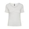 Női póló PCTANIA Slim Fit 17135430 Bright White (Méret L)