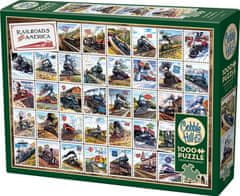Cobble Hill Puzzle Railroads of America 1000 darabos puzzle