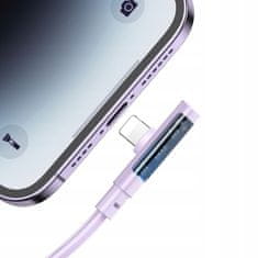 Mcdodo Kabel za iPhone, kotni, zmogljiv, superhiter, Mcdodo, 36 W, 1,8 m, vijoličen CA-3414