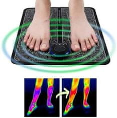 SOLFIT® Talpmasszírozó, elektromos lábmasszírozó, EMS talpmasszírozó, EMS lábmasszírozó, 4 fokozatú masszírozó gép | FOOTPAD