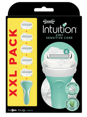 Wilkinson Sword Intuition Sensitive Care XXL női borotva + 5 csere borotvafej