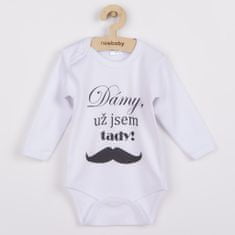 NEW BABY Új baba nyomtatott bodysuit Hölgyeim, itt vagyok! - ajándékcsomag - 86 (12-18m)