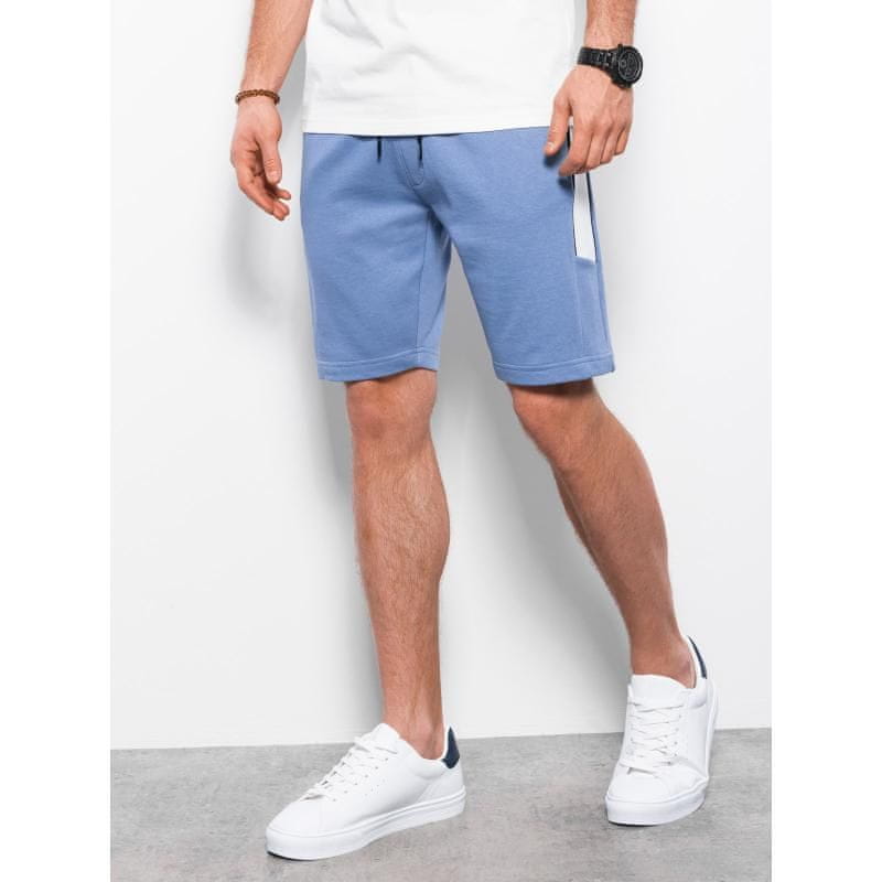 Men's sweatshorts - light blue W291