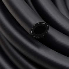 Vidaxl fekete gumi és PVC hibrid légtömlő 0,6" 100 m 154500