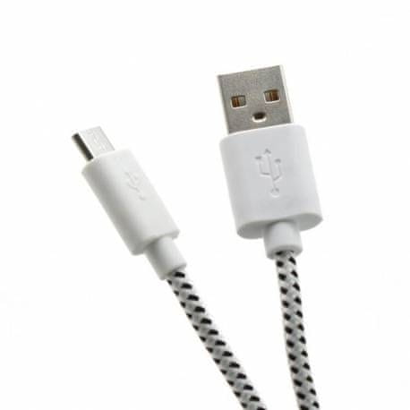 S-box  USB A -Micro USB kábel - 1M, fehér