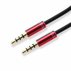 S-box  3535-1,5R Audio színes összekötő kábel,1.5m,piros