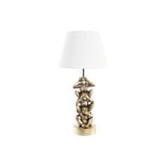 NEW Asztali lámpa DKD Home Decor Gold White Colonial 220 V 50 W Monkey (30 x 30 x 61 cm)