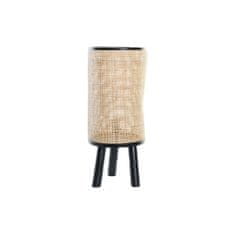 NEW Asztali lámpa DKD Home Decor Natural Black 220 V 50 W (25 x 25 x 59 cm)