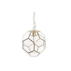 NEW Mennyezeti lámpa DKD Home Decor Kristal Gold Transparent Brass 50 W (28 x 28 x 31 cm)