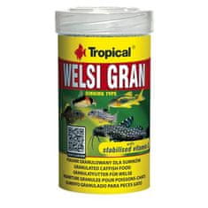 TROPICAL Welsi Gran 100ml/65g víz fenekén táplálkozó halaknak