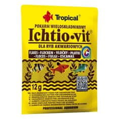 TROPICAL Ichtio-vit 12g több összetevős haltáp akváriumi halak számára