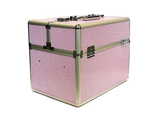Moonbasanails Műkörmös táska #380-R Csillámos rózsaszín