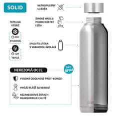 QUOKKA Solid, Rozsdamentes acél palack / termosz Jungle Flora, 510ml, 11831