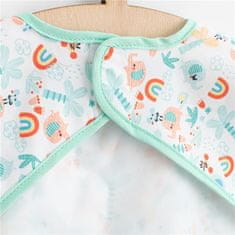 NEW BABY Baba melltartó-apron 42x35 zöld