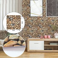 Cool Mango 3D Stone Look Öntapadó falmatricák Vízálló tapéták Könnyen felszerelhető és eltávolítható nappali Konyha Hálószoba 10 db 30x30cm - Stonesticker