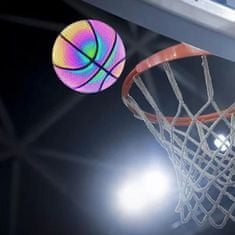 SOLFIT® Holografikus kosárlabda, látványos sportolás, minőségi bőr anyag - FLASHBALL