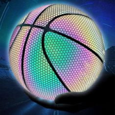 SOLFIT® Holografikus kosárlabda, látványos sportolás, minőségi bőr anyag - FLASHBALL