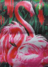 Norimpex Gyémánt festmény Flamingók 30x40cm