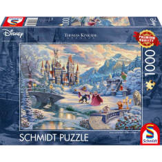Schmidt Disney Szépség és a szörnyeteg téli varázsa 1000db-os puzzle (59671) (SC59671)