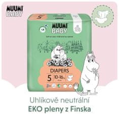 MUUMI BABY 5 Maxi+ 10-16 kg (132 db), havi csomag öko pelenkák