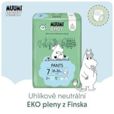 MUUMI BABY Pants 7 XL 16-26 kg (102 db), havi csomag öko-nadrágos pelenkák