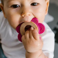 BabyOno fa-szilikon pillangó rágóka