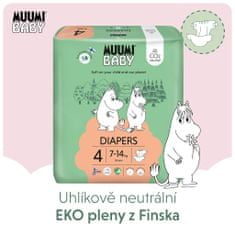 MUUMI BABY 4 Maxi 7-14 kg (138 db), havi csomag öko pelenkák