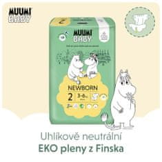 MUUMI BABY 2 Newborn 3-6 kg (174 db), havi csomag öko pelenkák