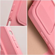 TKG Telefontok Samsung Galaxy A05 - Slider csúsztatható kameravédős pink szilikon hátlap tok