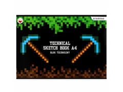 sarcia.eu Pixel Game Művészeti eszközök készlete fiúknak: plakátfestékek + műszaki blokk