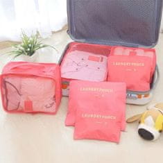 HOME & MARKER® 6 az 1-ben utazó tároló rendszerező táskák | PACKERPRO Rózsaszín