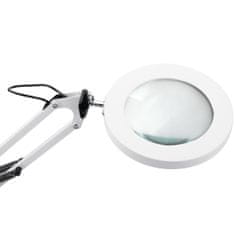 LUMILED LED asztali lámpa LUCA fehér 7W CCT USB 8x nagyító