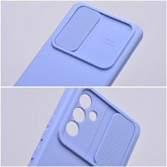 TKG Telefontok Samsung Galaxy A04s - Slider csúsztatható kameravédős kékeslila szilikon hátlap tok