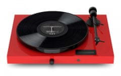 Pro-Ject Pro-Ject JukeBox E1 + piano OM5e lemezjátszó, All-in-one / Plug and Play rendszer Bluetooth-szal, piros színű