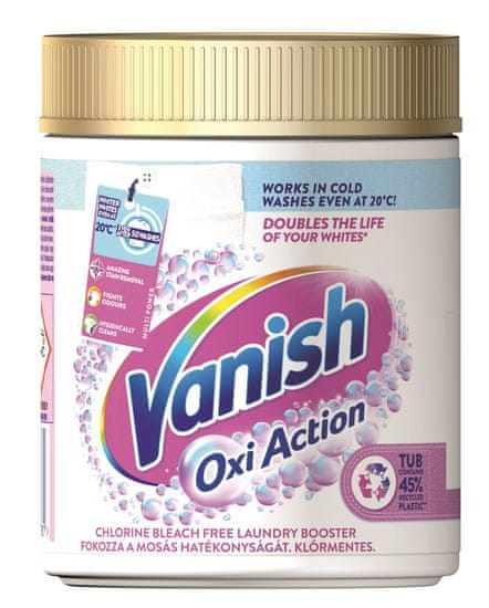 Vanish Oxi Action folt eltávolító és fehérítő por 470 g