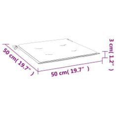 Vidaxl 6 db élénkzöld oxford szövet kerti székpárna 50 x 50 x 3 cm 314064