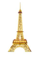 Woodcraft fa 3D puzzle Eiffel-torony Sárga