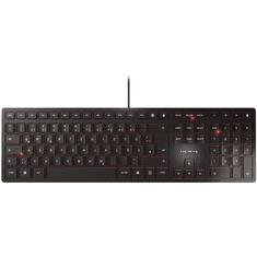 Cherry KC 6000 Slim billentyűzet USB QWERTZ Német Fekete (JK-1600DE-2)