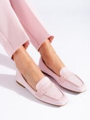 Amiatex Női mokaszin 101230 + Nőin zokni Gatta Calzino Strech, rózsaszín árnyalat, 37