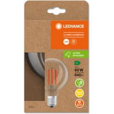 LEDVANCE LED izzó E27 G95 4W = 60W 840lm 3000K Meleg fehér 320°