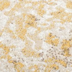 Vidaxl sárga lapos szövésű kültéri szőnyeg 80 x 250 cm 317043