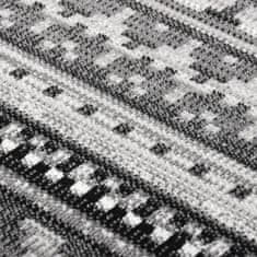 Vidaxl sötétszürke lapos szövésű kültéri szőnyeg 115 x 170 cm 317060
