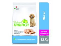 TRAINER Natural Maxi Puppy friss csirkehús, 12 kg